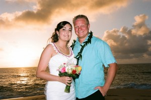 Sunset Oahu Wedding on the North Shore | Hawaii Wedding Packages